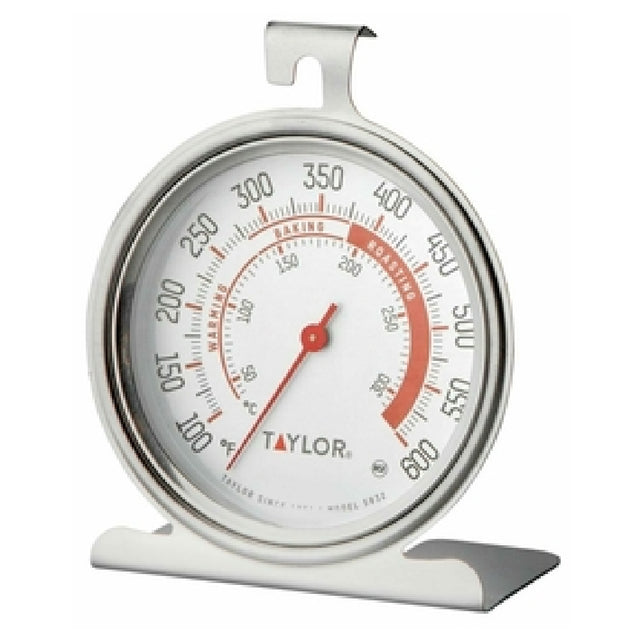 Taylor 5932 Oven Thermometer 3" Dial With Glass Lens 100° To 600°F (50° To 300° C)temperature Range