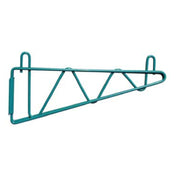 Serv-Ware GRWB14-CWP - Serv-Ware - Wire Shelving - 14 Green Epoxy Wall Bracket