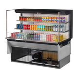 Turbo Air TOM-60L-UF-W(B)-3SI-N Drop-In Horizontal Open Display Case Low Profile