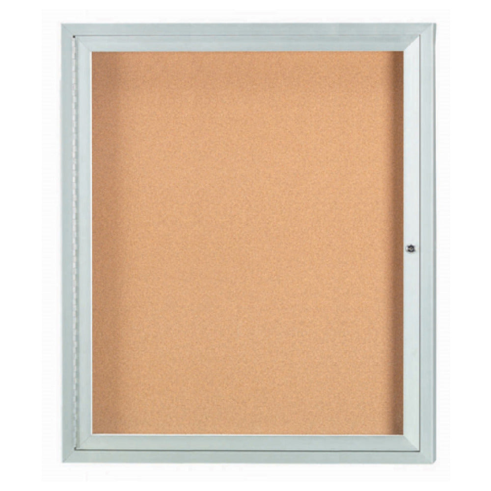 Aarco DCC3630RI Aluminum Bulletin Board 30"W X 36"H Enclosed