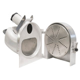 American Eagle Food Machinery AE-VS12NH-M-SK Vegetable Processor Attachment Head Cast Aluminum Dual Hopper With Matte Finish