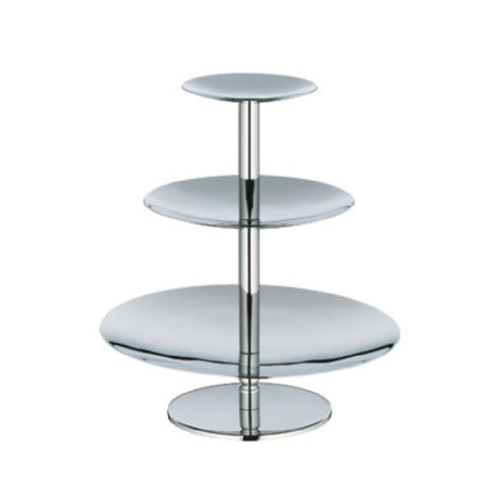 Bauscher Hepp 06.6903.6040 - Pastry Stand, 3-1/2", 5-1/2" & 8" Dia. X 8-3/4"H