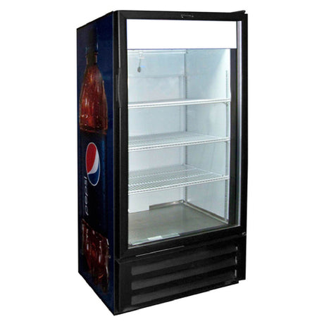 Excellence VR-10HC Refrigerator Merchandiser Reach-in One-section