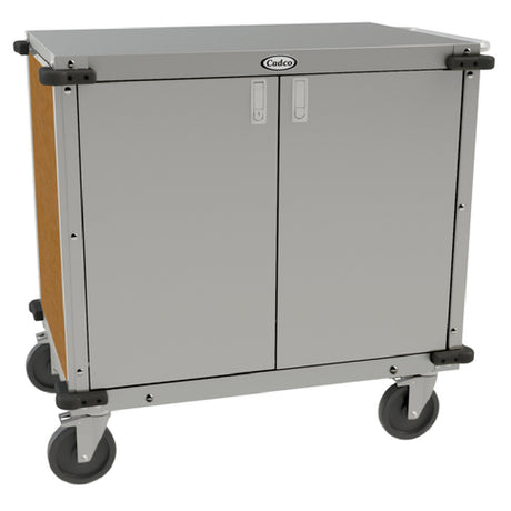 Cadco CC-LUC-L1 Locking Utility Cart Enclosed (1) Adjustable Storage Shelf