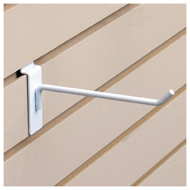 Hubert 91761 - Slatwall Hook, 1/4" Dia. X 6"L, Steel