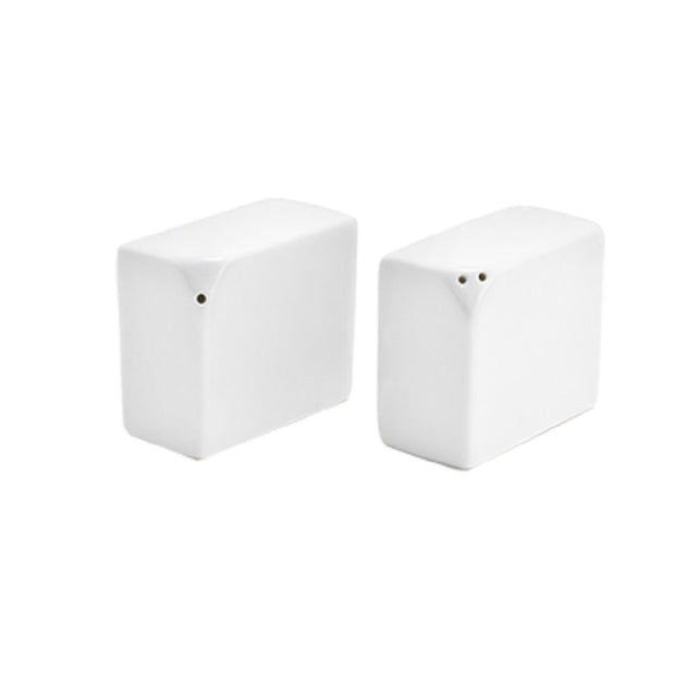 FOH TSP011WHP23 Salt And Pepper Shaker Set 3 Oz. 2-1/2" X 1-1/2" X 2-1/2"