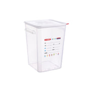 Carlisle 11857 Araven Food Storage Container 23 Qt. 11-1/4"W X 11-1/4"D X 15-3/4"H