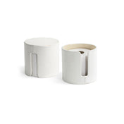 FOH RRH001WHL21 Toilet Paper Holder 5.25"W X 5.25"D X 5"H Round