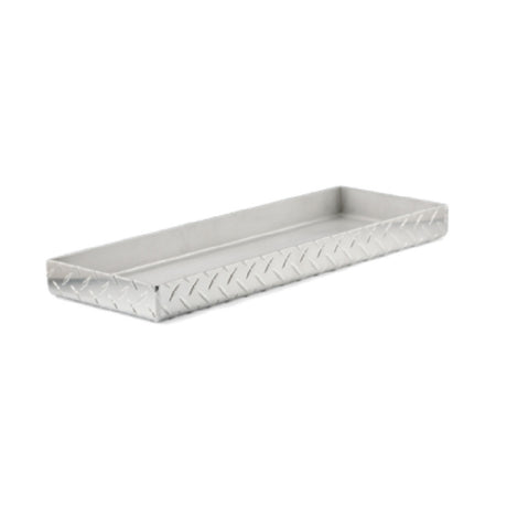 Bon Chef 2502 Diamond Plate Tray 23-1/2"L X 8-1/2"W X 2"H For Hot Dog Hawker Server (61290)