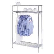 SPG CR60 - Amco Coat Rod Set, 58" Long, Includes Rod And Two Hangers To Install Below A Wire Shelf