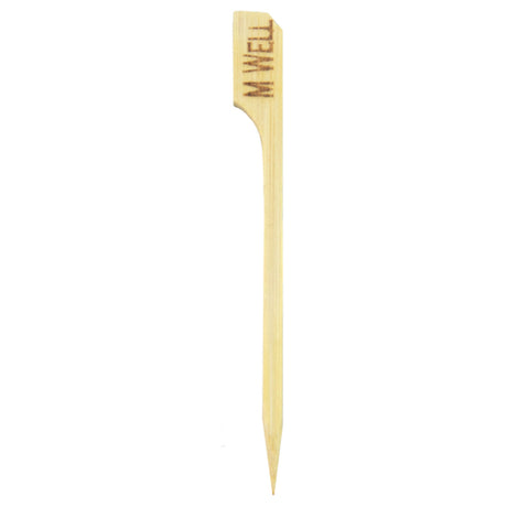 PacknWood 210BBMEDWELL9 - Steak Marker, 3.5", "M WELL" Cooked Label