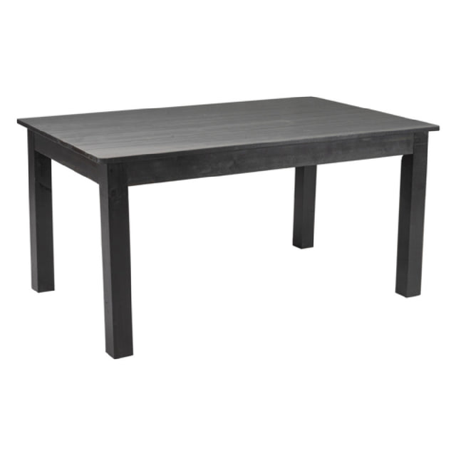 Flash Furniture XA-F-60X38-BW-GG Hercules Series Farm Dining Table 60"W X 38"D X 29-1/2"H