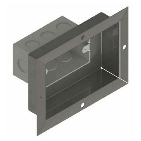 John Boos EBOX24-REC Single Gang Junction Box (empty) Welded In Stainless Steel Recessed Bracket