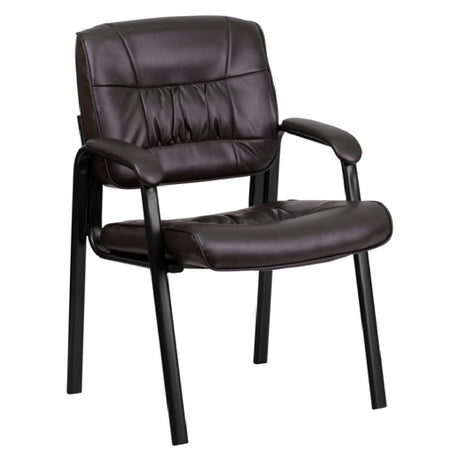 Flash Furniture BT-1404-BN-GG Executive Side Reception Chair 250 Lb. Weight Capacity