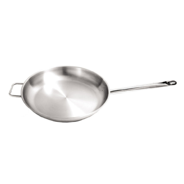 CAC China S1FP-14H Fry Pan 14-1/8" X 2-3/8" With Helper Handle