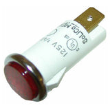 Star Mfg 2J-Y6689 Signal Light 1/2" Red 125v