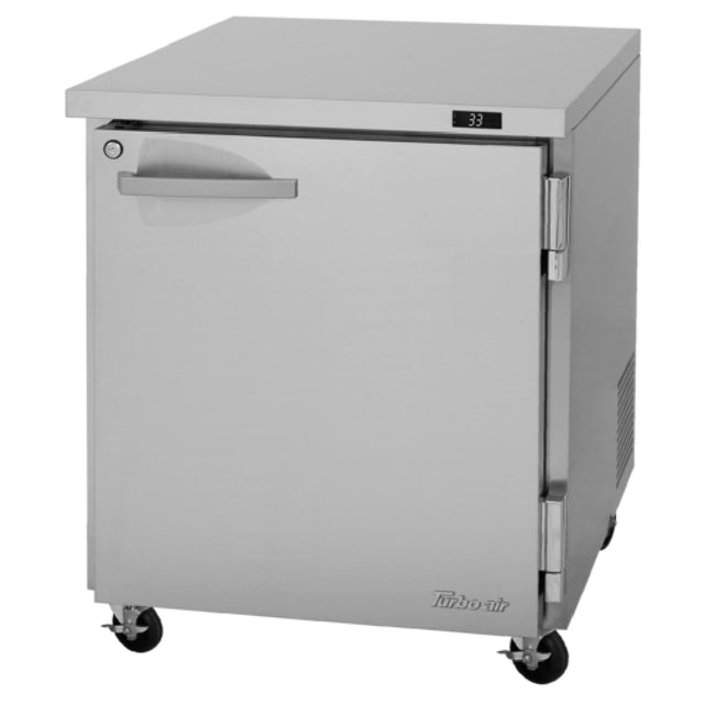 Turbo Air PUR-28-N PRO Series Undercounter Refrigerator One-section 6.8 Cu. Ft. .capacity