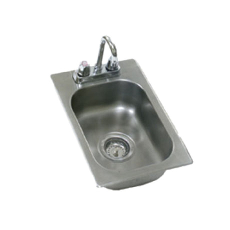 Eagle SR10-14-5-1-1X Self-Rimming Drop-In Sink One Compartment 10" Wide X 14" Front-to-back X 5" Deep Bowl