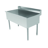 Advance Tabco 4-41-48D Square Corner Scullery Sink 1-compartment 48"W X 24"D Front-to-back X 14" Deep Sink Compartment