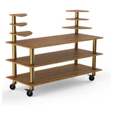 Steelite MGCMLB11BBXW Mogogo Buffet Solutions Modular Classic Multi-Shelf Station