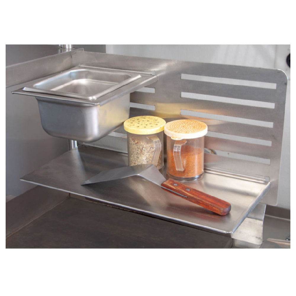 BK Resources GCP-3S-6P GrillCook Pro Upright Shelf Stand 18" Shelf & 1/6 Pan Holder