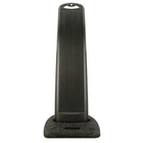 AllPoints 38336 Black Vertical Signpanel Blank W/ Base Option