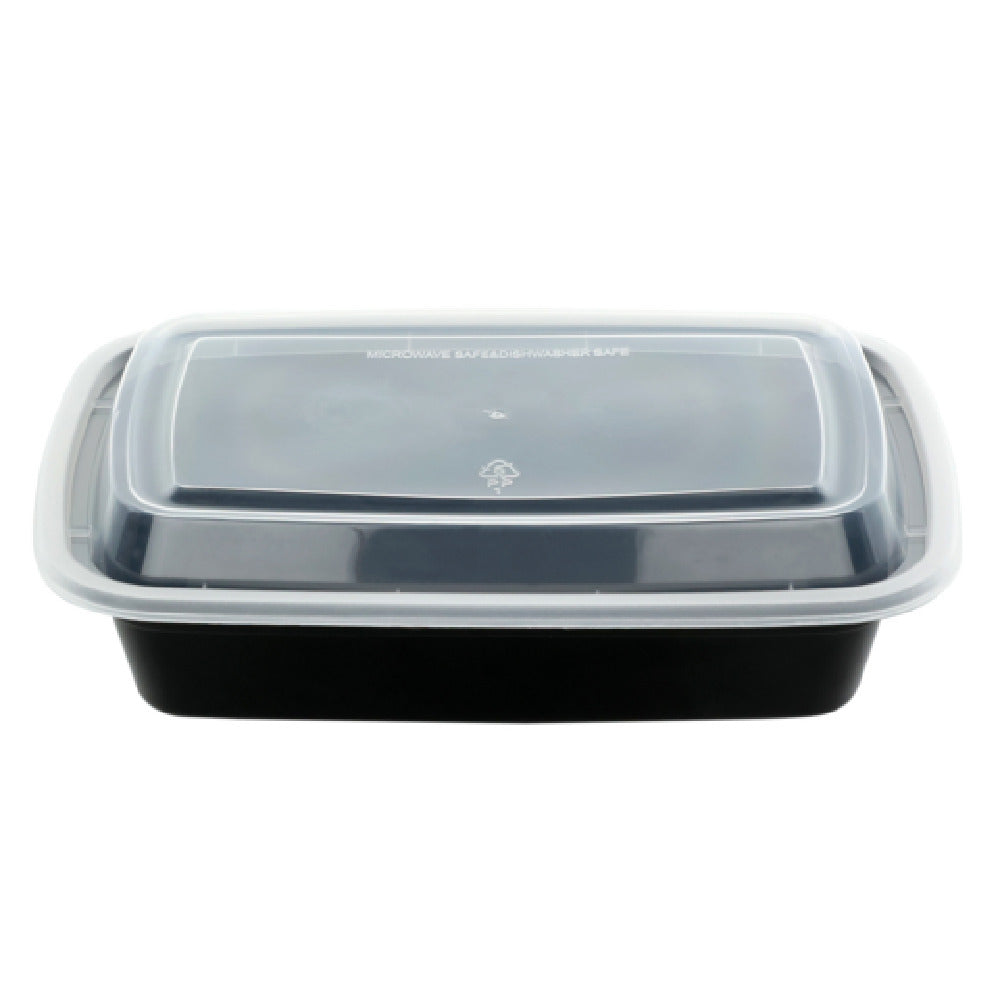 Empura RSL-938 - Microwavable Togo Container, 7.99"W X 5.51"D X 1.7"H, 24 Oz Capacity