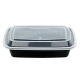 Empura RSL-938 - Microwavable Togo Container, 7.99"W X 5.51"D X 1.7"H, 24 Oz Capacity