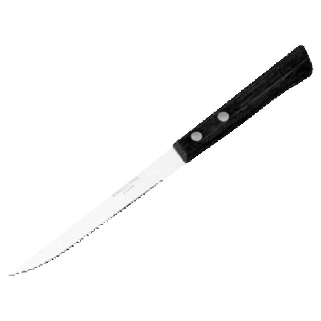 Franklin Machine Products 280-1166 Steak Knife Stainless Steel Blade Wood Handle