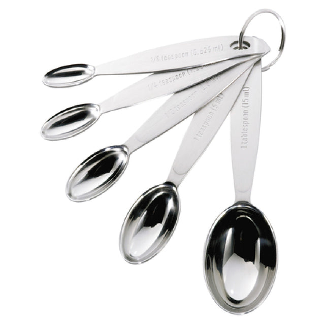 Browne Foodservice 747002 Cuisipro Measuring Spoon Set Includes (5) Nesting Spoons: 1/8 Tsp