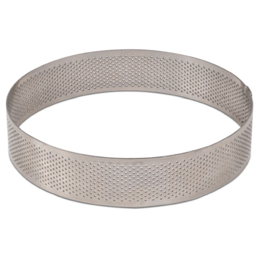 JB Prince MA218 Pavoni Crostate Micro Tart Ring 6.69"dia X 1-1/3"H Round