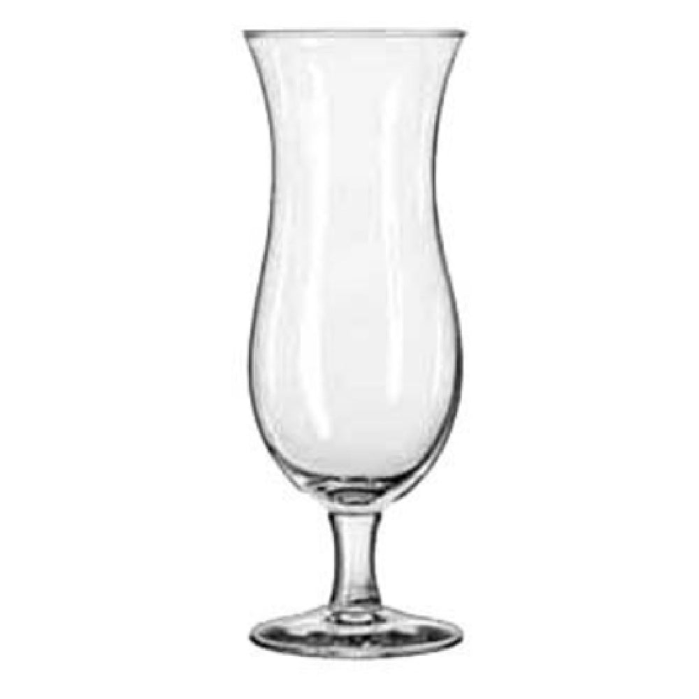 Libbey 3617 Hurricane/Cyclone Glass 15 Oz. Safedge® Rim Guarantee (H 8-1/4" T 3-1/8" B 3" D 3-1/8") (12 Each Per Case)