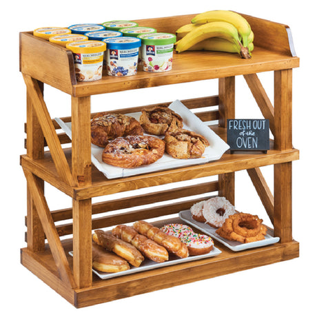 Cal Mil 3637-99 Madera Shelf Riser 24"W X 12-1/4"D X 24"H 3-tier