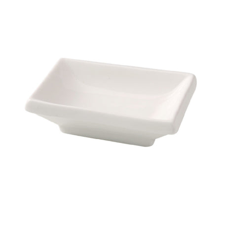 Yanco FU-4046 Fuji Sauce Dish 2-1/2"W X 3-3/4"D X 1"H 1.5 Oz