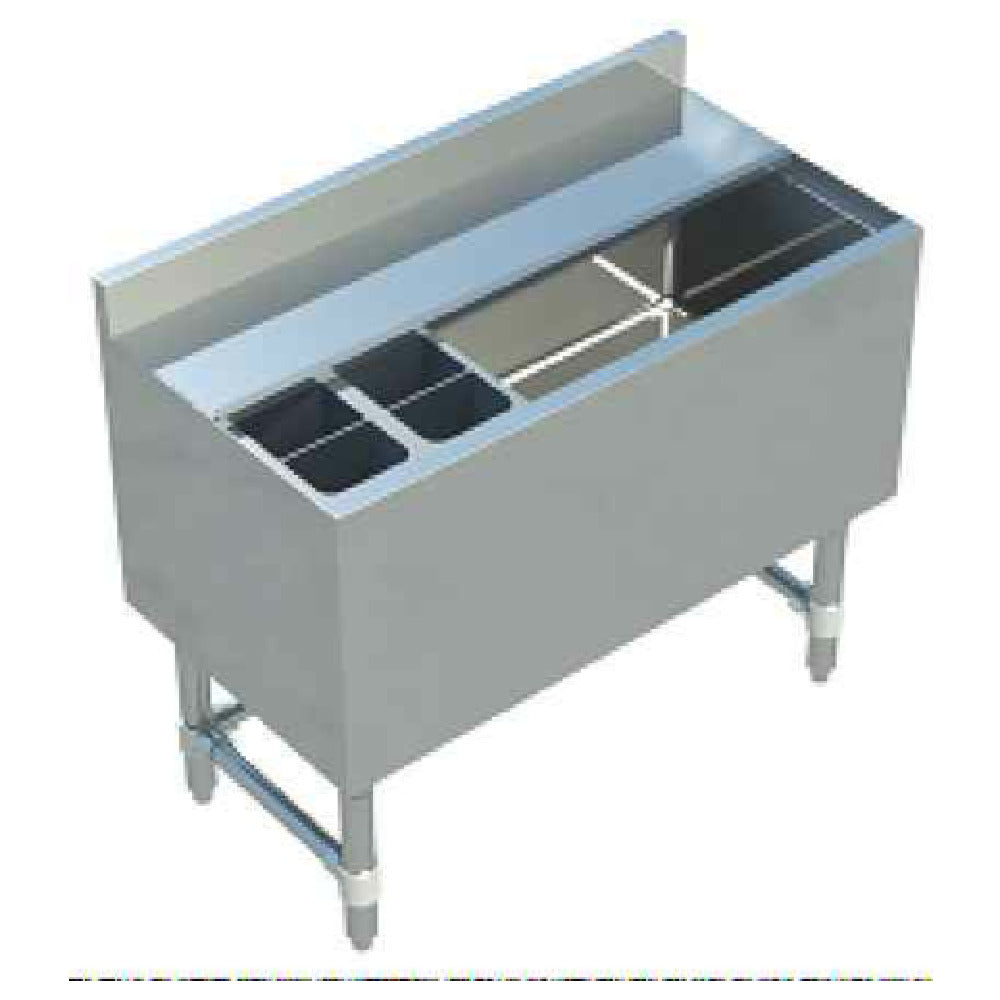 Sapphire Manufacturing SMIB-1836CP7 Underbar Ice Bin 12" D Insulated Cabin 36"L X 18-1/2"D X 30”H