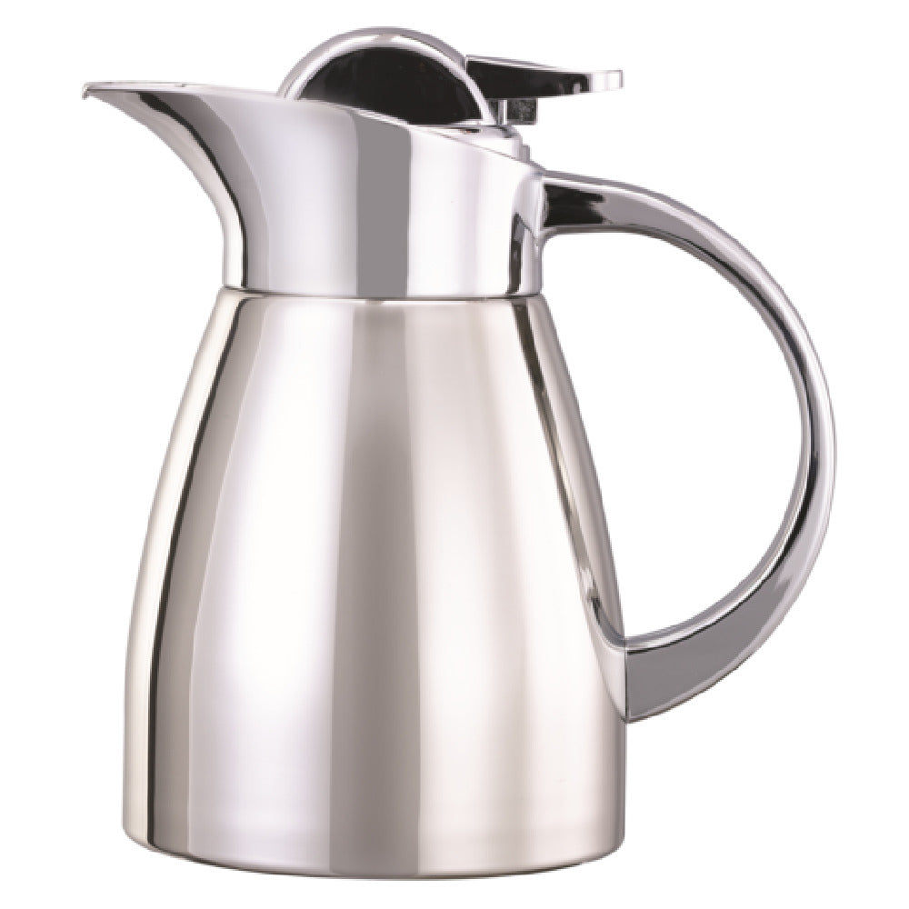 Service Ideas LVP67 Service Ideas Elite Stainless Touch Carafe Push Botton Lid