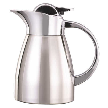 Service Ideas LVP67 Service Ideas Elite Stainless Touch Carafe Push Botton Lid