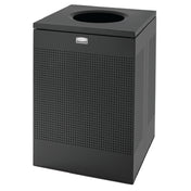 Rubbermaid FGSC22EPLTBK - Silhouette Indoor Receptacle, 40 Gallon, 21-3/4" X 21-3/4" X 31-1/4"H