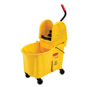 Rubbermaid FG757688YEL - WaveBrake® Mopping System, 44 Qt. Capacity, Down Press
