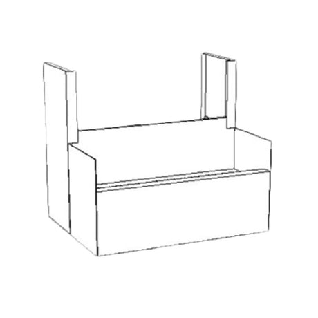 Perlick 7055D8 Underbar Beer Drainer 18"W X 24"D (TSD Depth) For 4040A Series Space Saver Dispensing Heads