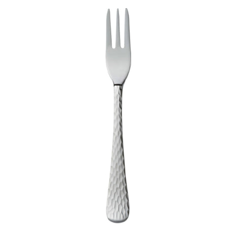 Libbey 794 029 (Formerly World Tableware) Cocktail Fork 5-7/8" Hammered Mirror Finish Handle