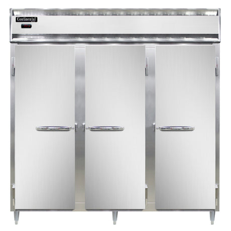 Continental Refrigerator DL3W-SA-PT Designer Line Heated Cabinet Pass-thru Three-section