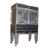 Hickory Industries, Inc. N/7.7G-NG - Gas Batch Rotisserie Oven, 14 Spit Cooking Chamber W/ Computer Controls. 42-56 Chicken Capacity Featuring Double Rotation Planetary Drum System