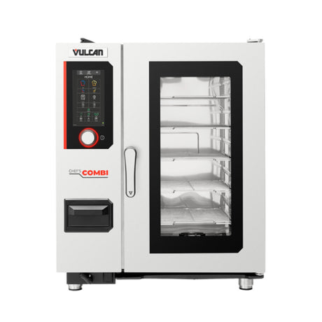 Vulcan CHEF-101G Chef'sCombi 101G Gas 6-level Half-size(GN 1/1) Capacity (10) 13"x18" Half-size Sheet Or (10) 12" X 20" Steam Pan. All-in-one Multifunctional Cooking Equipment With Customizable CombiOS Interface