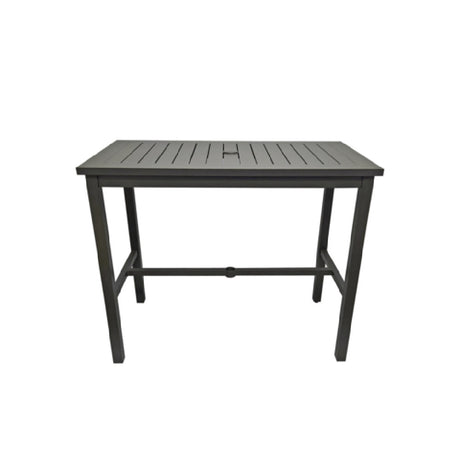 Grosfillex US931288 Sigma Complete Outdoor Table 51" X 28" X 42"H Rectangular