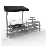 Steelite MGCMLE04GSBF Display Station Mixed Materials (minimum = Case Quantity 1 Per Case) (repack Item)