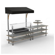 Steelite MGCMLE04GSBF Display Station Mixed Materials (minimum = Case Quantity 1 Per Case) (repack Item)