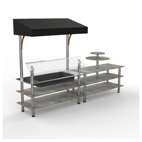 Steelite MGCMLE04GSBF Display Station Mixed Materials (minimum = Case Quantity 1 Per Case) (repack Item)