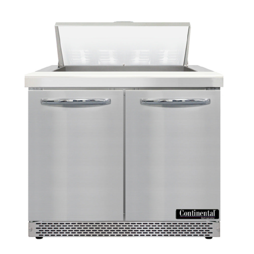 Continental Refrigerator D36N8-FB Designer Line Sandwich Unit Front Breather 36"W