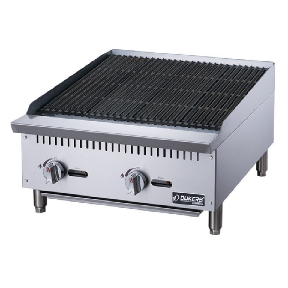 Dukers Appliance Co. USA Ltd. DCRB24 Charbroiler Gas Countertop